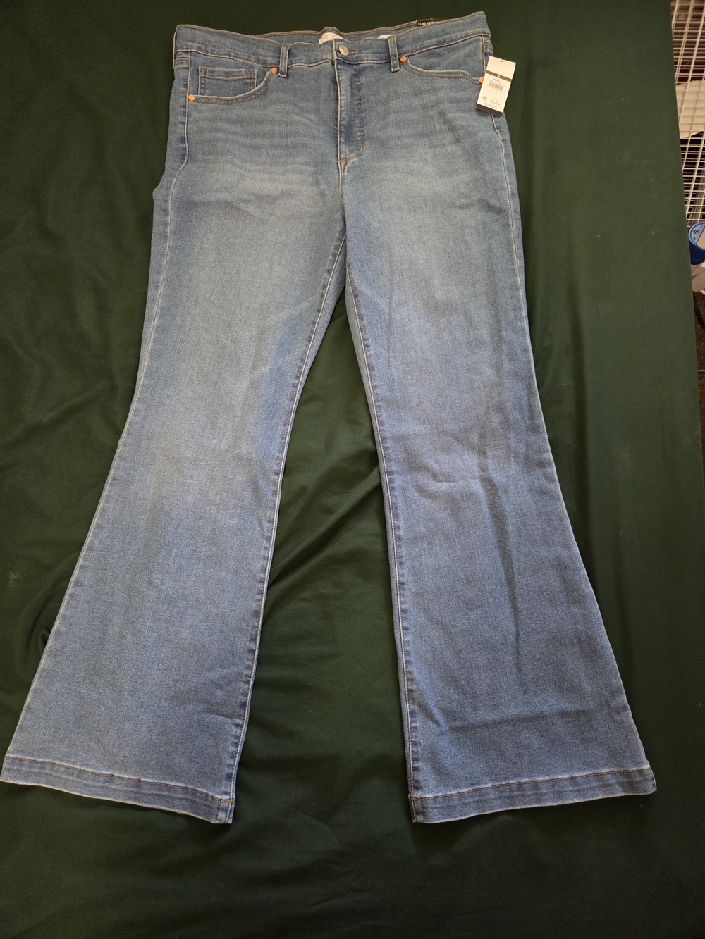 sofia by sofia vergara Light Wash Flare Jeans
